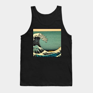 A Magnificent Ukiyo-e Wave Painting Tank Top